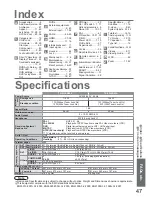 Preview for 47 page of Panasonic Viera TX-26LXD60A Operating Instructions Manual