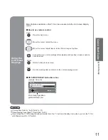 Предварительный просмотр 11 страницы Panasonic Viera TX-26LXD7 Operating Instructions Manual