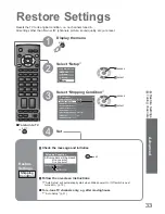 Предварительный просмотр 33 страницы Panasonic Viera TX-26LXD7 Operating Instructions Manual