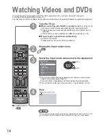 Preview for 14 page of Panasonic Viera TX-26LXD70F Operating Instructions Manual