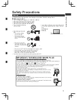 Предварительный просмотр 3 страницы Panasonic Viera TX-32A400B Operating Instructions Manual