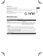 Предварительный просмотр 5 страницы Panasonic Viera TX-32A400B Operating Instructions Manual