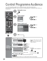 Preview for 26 page of Panasonic Viera TX-32LE8PS Operating Instructions Manual