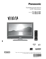 Preview for 1 page of Panasonic Viera TX-32LX70P Operating Instructions Manual