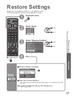 Preview for 27 page of Panasonic Viera TX-32LX800A Operating Instructions Manual