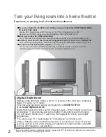 Предварительный просмотр 2 страницы Panasonic Viera TX-32LXD8 Operating Instructions Manual