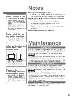 Предварительный просмотр 5 страницы Panasonic Viera TX-32LXD8 Operating Instructions Manual