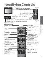 Предварительный просмотр 7 страницы Panasonic Viera TX-32LXD8 Operating Instructions Manual