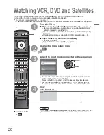 Preview for 20 page of Panasonic Viera TX-32LXD85 Operating Instructions Manual