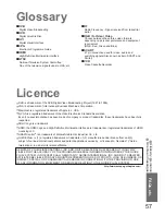 Preview for 57 page of Panasonic Viera TX-32LXD85 Operating Instructions Manual