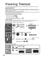 Предварительный просмотр 16 страницы Panasonic Viera TX-32LXD8A Operating Instructions Manual