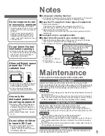 Preview for 5 page of Panasonic Viera TX-32LZ85L Operating Instructions Manual