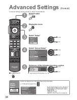 Предварительный просмотр 34 страницы Panasonic Viera TX-32LZD81 Operating Instructions Manual