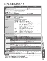 Предварительный просмотр 67 страницы Panasonic Viera TX-32LZD81 Operating Instructions Manual