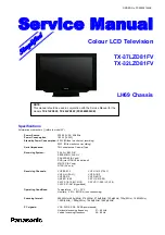 Panasonic Viera TX-32LZD81FV Service Manual preview