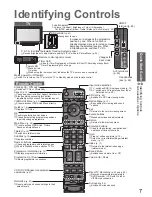 Предварительный просмотр 7 страницы Panasonic Viera TX-32LZD85 Operating Instructions Manual