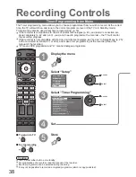 Предварительный просмотр 38 страницы Panasonic Viera TX-32LZD85 Operating Instructions Manual