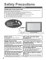 Preview for 4 page of Panasonic Viera TX-32LZD85F Operating Instructions Manual