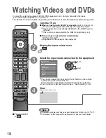 Preview for 18 page of Panasonic Viera TX-32LZD85F Operating Instructions Manual