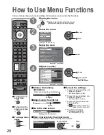 Preview for 20 page of Panasonic Viera TX-32LZD85F Operating Instructions Manual