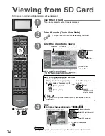 Preview for 34 page of Panasonic Viera TX-32LZD85F Operating Instructions Manual