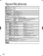 Preview for 46 page of Panasonic Viera TX-37LXD80A Operating Instructions Manual