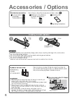 Предварительный просмотр 6 страницы Panasonic Viera TX-37LZ800A Operating Instructions Manual