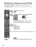 Предварительный просмотр 14 страницы Panasonic Viera TX-37LZ800A Operating Instructions Manual