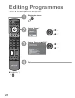 Предварительный просмотр 22 страницы Panasonic Viera TX-37LZ800A Operating Instructions Manual