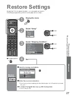 Предварительный просмотр 27 страницы Panasonic Viera TX-37LZ800A Operating Instructions Manual