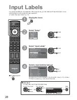 Предварительный просмотр 28 страницы Panasonic Viera TX-37LZ800A Operating Instructions Manual