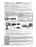 Предварительный просмотр 32 страницы Panasonic Viera TX-37LZ800A Operating Instructions Manual