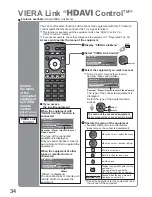 Предварительный просмотр 34 страницы Panasonic Viera TX-37LZ800A Operating Instructions Manual