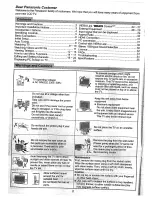 Предварительный просмотр 2 страницы Panasonic Viera TX-37LZ80A Operating Instructions Manual