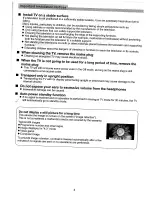 Предварительный просмотр 3 страницы Panasonic Viera TX-37LZ80A Operating Instructions Manual