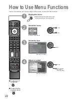 Предварительный просмотр 22 страницы Panasonic Viera TX-37LZD800 Operating Instructions Manual