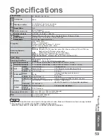 Preview for 59 page of Panasonic Viera TX-37LZD800 Operating Instructions Manual