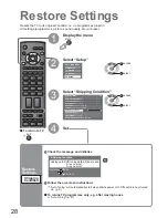 Предварительный просмотр 28 страницы Panasonic Viera TX-37LZD800A Operating Instructions Manual