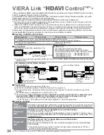 Предварительный просмотр 34 страницы Panasonic Viera TX-37LZD800A Operating Instructions Manual