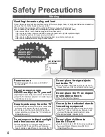 Preview for 4 page of Panasonic VIERA TX-37LZD81AZ Operating Instructions Manual