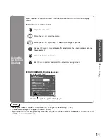 Preview for 11 page of Panasonic VIERA TX-37LZD81AZ Operating Instructions Manual