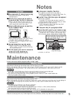 Preview for 5 page of Panasonic Viera TX-37LZD850A Operating Instructions Manual