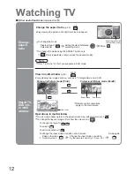 Preview for 12 page of Panasonic Viera TX-37LZD850A Operating Instructions Manual