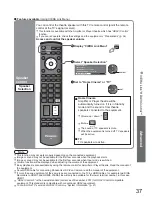 Preview for 37 page of Panasonic Viera TX-37LZD850A Operating Instructions Manual