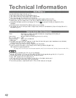 Preview for 42 page of Panasonic Viera TX-37LZD850A Operating Instructions Manual