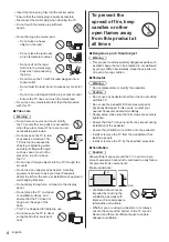 Preview for 4 page of Panasonic Viera TX-39A400B Operating Instructions Manual