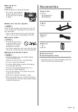 Preview for 5 page of Panasonic Viera TX-39A400B Operating Instructions Manual