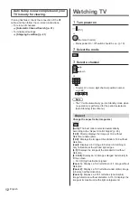 Preview for 12 page of Panasonic Viera TX-39A400B Operating Instructions Manual