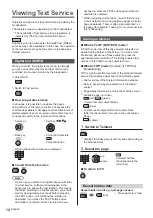 Preview for 14 page of Panasonic Viera TX-39A400B Operating Instructions Manual