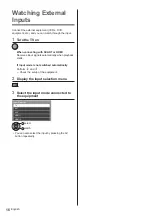 Preview for 16 page of Panasonic Viera TX-39A400B Operating Instructions Manual